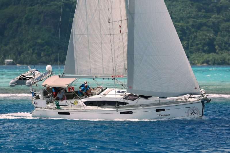 A bimini can shade the crew